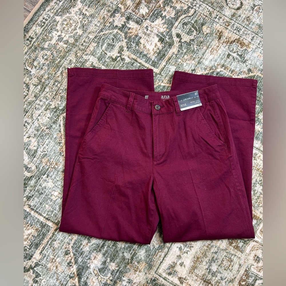 ANA NWT deep ruby pants size 8T‎